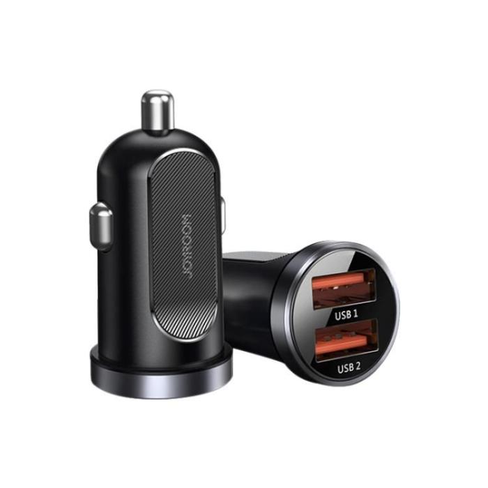 Joyroom - JOYROOM C-A09 2-Port Bil Laddare Pd30W/Qc3.0 Svart