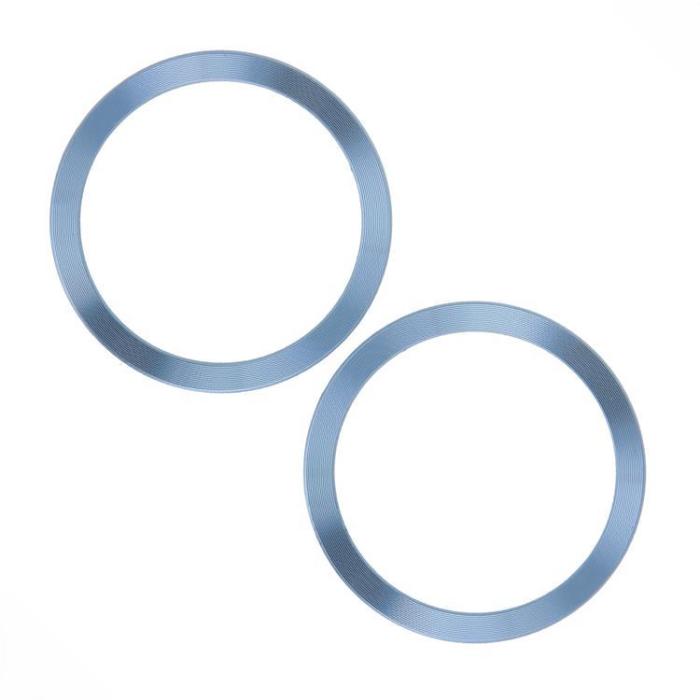 A-One Brand - [2-Pack] MagSafe Metallring Magnetisk - Ljusblå