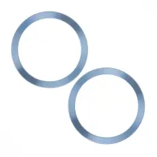 A-One Brand - [2-Pack] MagSafe Metallring Magnetisk - Ljusblå