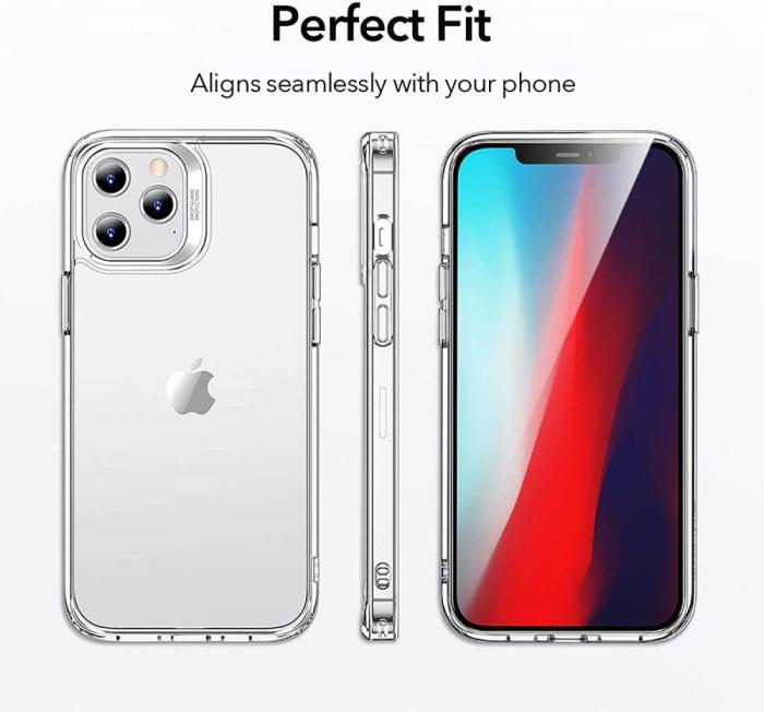 UTGATT1 - ESR Classic Hybrid mobilskal iPhone 12 & 12 Pro - Clear