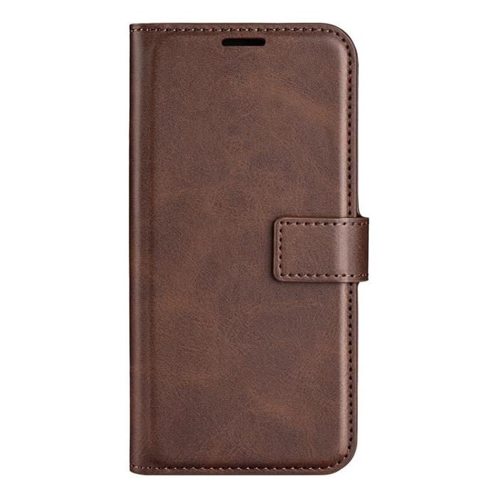 A-One Brand - Google Pixel 6a Plånboksfodral Magnetic Folio Flip - Mörkbrun