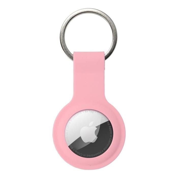 OEM - Silikon hållare till Airtag - Rosa