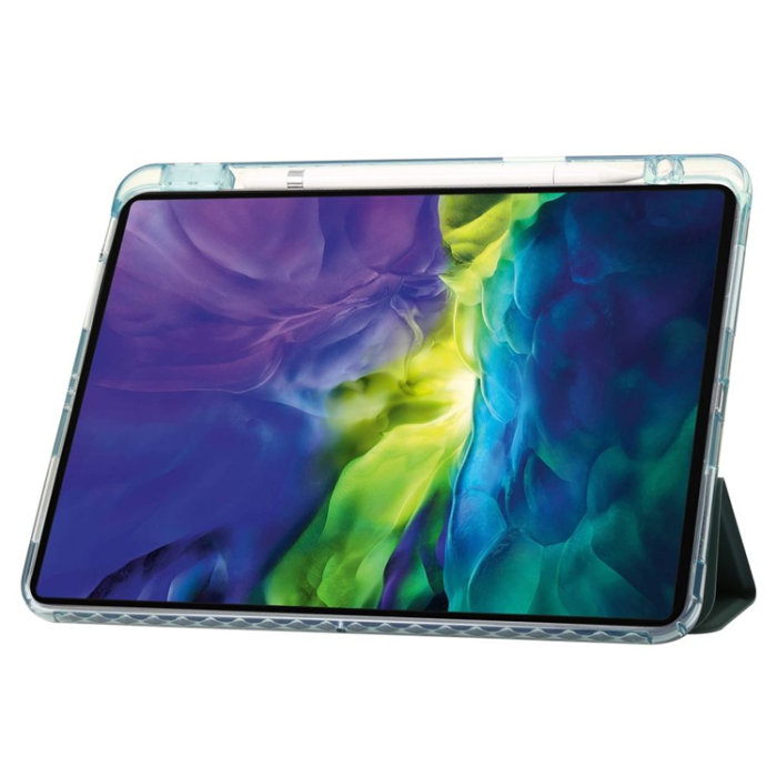 OEM - iPad Pro 12.9 (2018/2020/2021/2022) Fodral Med Pennfack - Grön