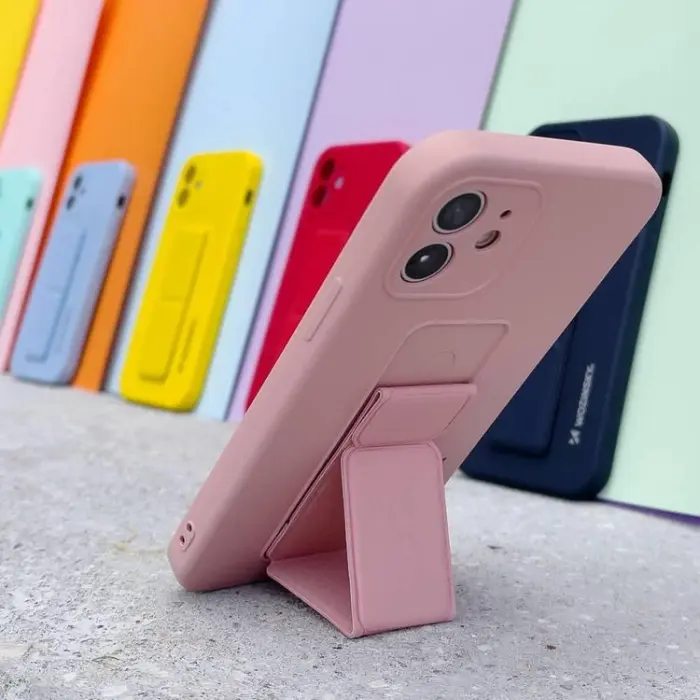 Wozinsky - Wozinsky Galaxy A73 Skal Kickstand Silicone - Röd
