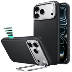 ESR - ESR Mobilskal F&ouml;r iPhone 18 Pro Max/17 Pro Max Magsafe L&auml;der Kickstand - Svart