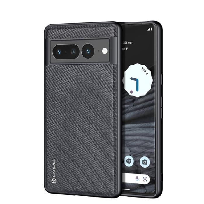 Dux Ducis - Dux Ducis Google Pixel 7 Pro Skal Fino Silicone - Svart