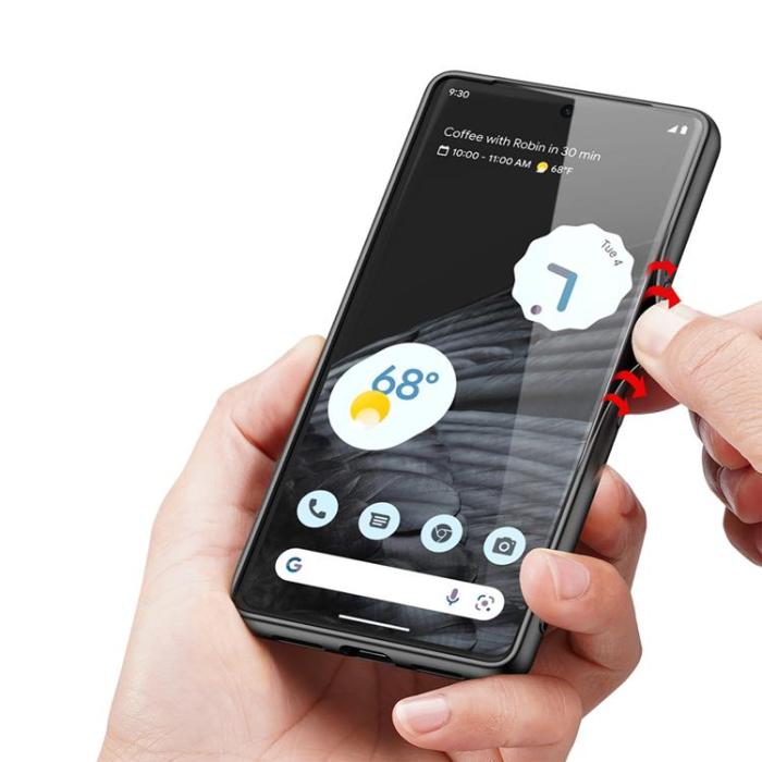 Dux Ducis - Dux Ducis Google Pixel 7 Pro Skal Fino Silicone - Svart