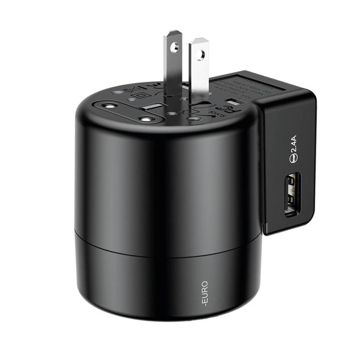 UTGATT1 - Baseus Rotation Universal reseladdare - Svart