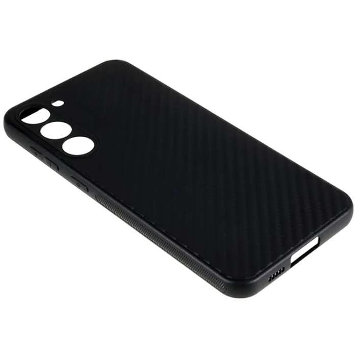 A-One Brand - Galaxy S23 Mobilskal Carbon Fiber - Svart