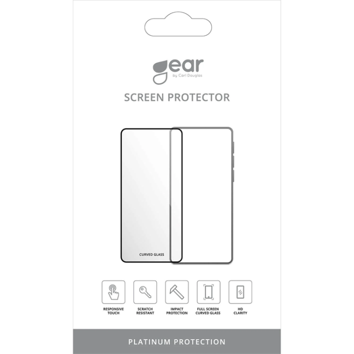 GEAR - Gear iPhone 16 Pro Max Härdat Glas Skärmskydd 3D Platinum - Svart
