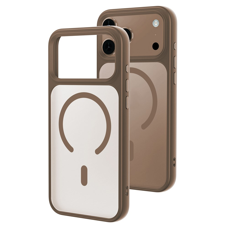 Mobilskal till iPhone 17 Pro Max MagSafe Skin-Feel Rubberized - Guld | 2353 | AlltMobil