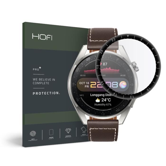 UTGATT1 - Hofi - Hybrid Härdat Glas Huawei Watch 3 Pro 48mm - Svart