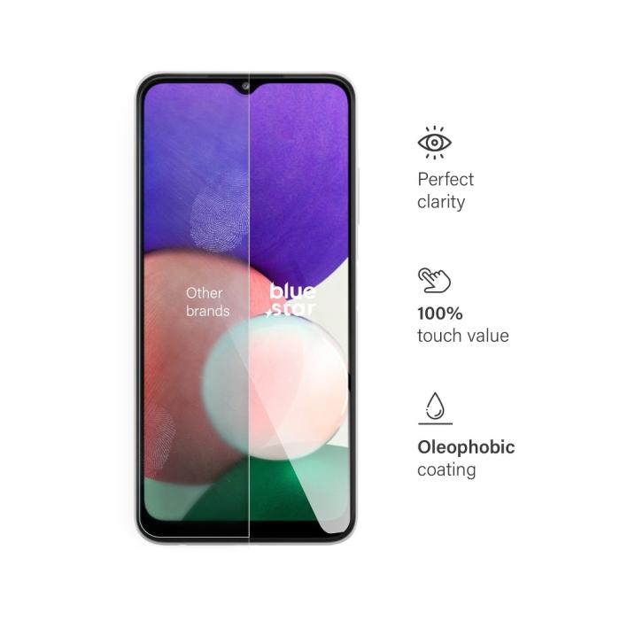 Blue Star - Blue Star Härdat Glas till Samsung Galaxy A22 4G/LTE