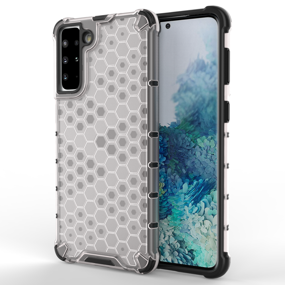 Honeycomb Armor Bumper Skal Galaxy S21 Plus 5g - Transparent | 2353 | AlltMobil