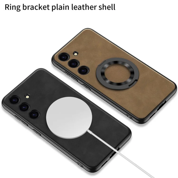 GKK - GKK Galaxy S24 Ultra Mobilskal Magsafe Ringhållare Kickstand