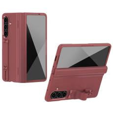 A-One Brand - Galaxy Z Fold 7 Mobilskal Kickstand Hard PC Anti-Drop - Röd