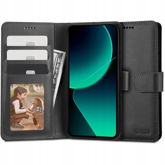 Tech-Protect - Tech-Protect Xiaomi 13T/13T Pro Plånboksfodral - Svart