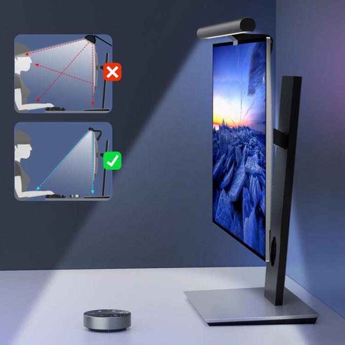 Choetech - Choetech LED Lampa Monitor Elesense Office - Svart