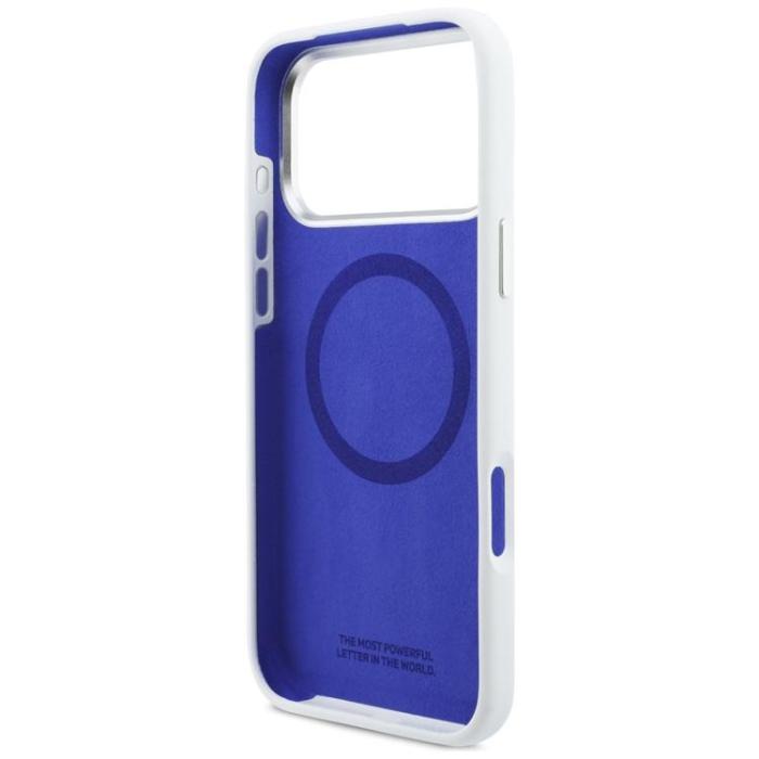 BMW - BMW iPhone 17 Pro Max Mobilskal MagSafe Silikon Horizontal Line