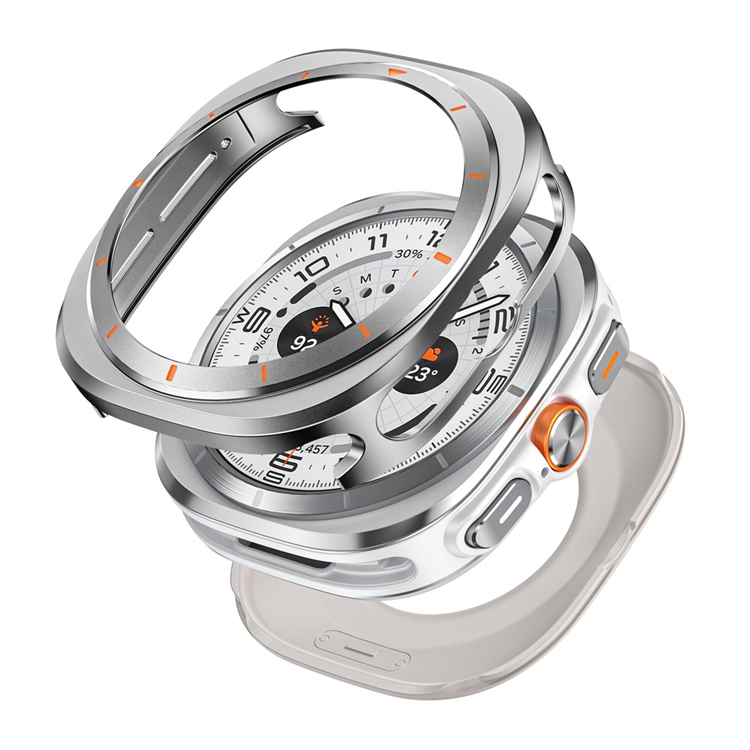 Galaxy Watch Ultra (47mm) Skal Aluminum - Grå/Orange | 5122 | AlltMobil