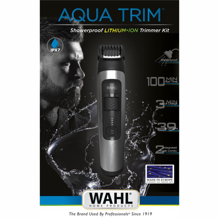 UTGATT1 - WAHL Skäggtrimmer Aqua Trim Lithium Ion IPX7-klass