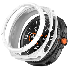 A-One Brand - Galaxy Watch 8 Classic (46mm) Skal Hollow Design - Vit
