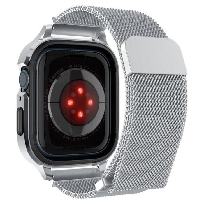 Spigen - Spigen Apple Watch 4/5/6/7/8/SE (44/45mm) Armband - Silver