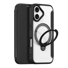 Dux Ducis - Dux Ducis iPhone 17 Plånboksfodral MagSafe Skin X Pro Kickstand - Svart