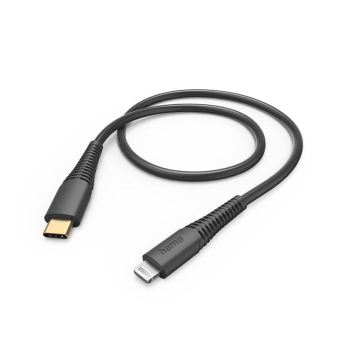 Hama - HAMA LaddUSB-C till Lightning kabel 1.5m - Svart