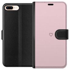 iSecrets - Plånboksfodral till Apple iPhone 8 Plus med Litet Hjärta