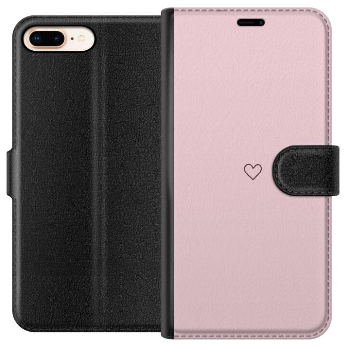 iSecrets - Plånboksfodral till Apple iPhone 8 Plus med Litet Hjärta