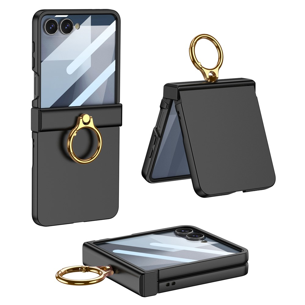 GKK Galaxy Z Flip 7 Mobilskal Ultratunt Ringstöd - Svart | 2353 | AlltMobil