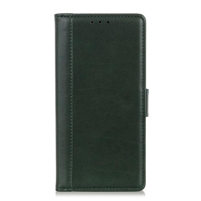 KHAZNEH - KHAZNEH Galaxy S23 Ultra Plånboksfodral Stand Flip PU Läder - Grön