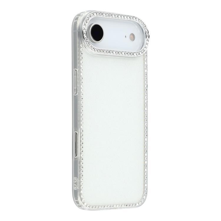 Mobilskal till iPhone Air Rhinestone Edge - Glitter Vit | 2353 | AlltMobil