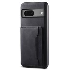 DENIOR - DENIOR D13 Google Pixel 7 5G Fodral Magnetiskt Konstl&auml;der Svart