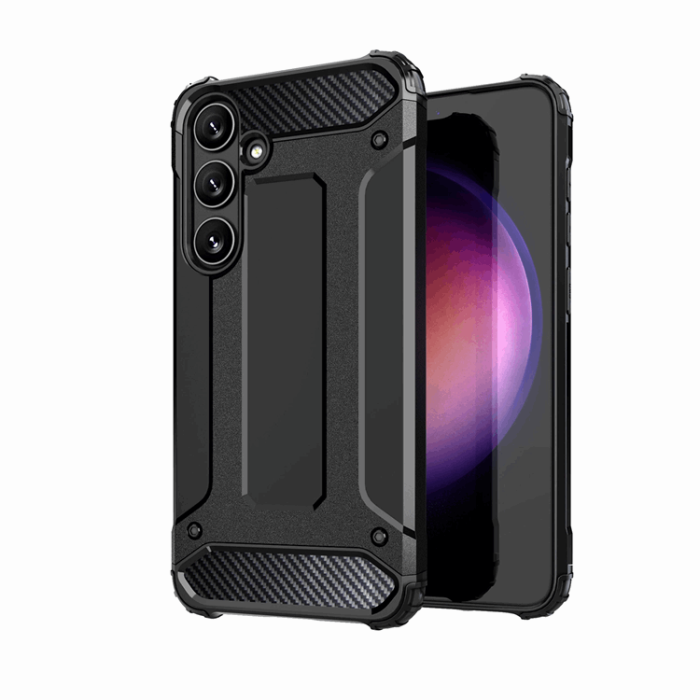 OEM - Galaxy S25 Mobilskal Hybrid Armor - Svart