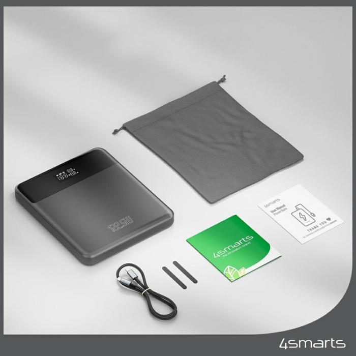 4smarts - 4smarts Powerbank 20000mAh 122.5W Enterprise Slim - Grå