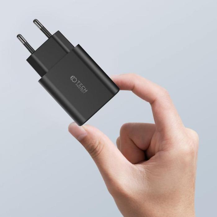 Tech-Protect - Tech-Protect 3-Port Väggladdare 30W - Svart