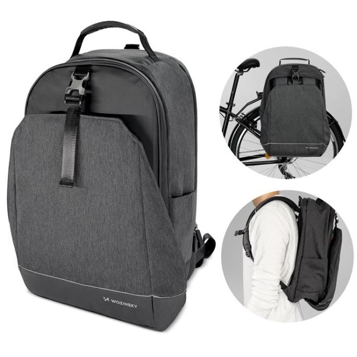 Wozinsky - Wozinsky 2-in-1 Ryggsäck/Cykelhållare 40 L - Svart