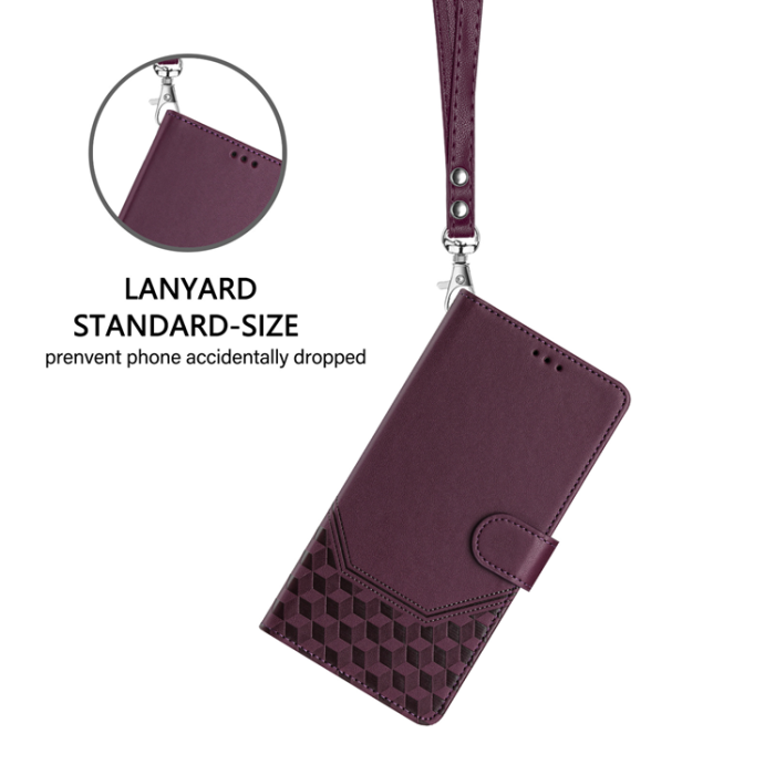 A-One Brand - Nothing CMF Phone 2 Pro Plånboksfodral Imprinted Honeycomb RFID