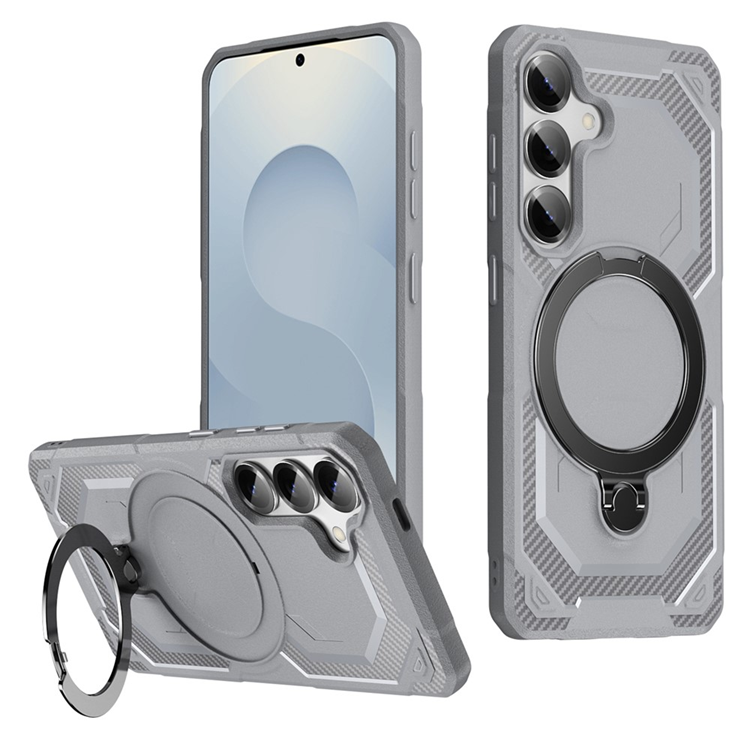 Galaxy S25/S24 Mobilskal MagSafe Kickstativ - Grå | 2353 | AlltMobil