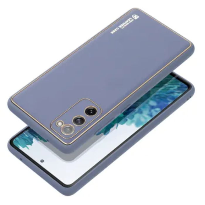 OEM - Galaxy S24 Plus Mobilskal Läder - Blå