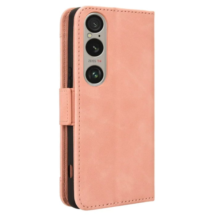 A-One Brand - Sony Xperia 1 VI Plånboksfodral Läder - Rosa