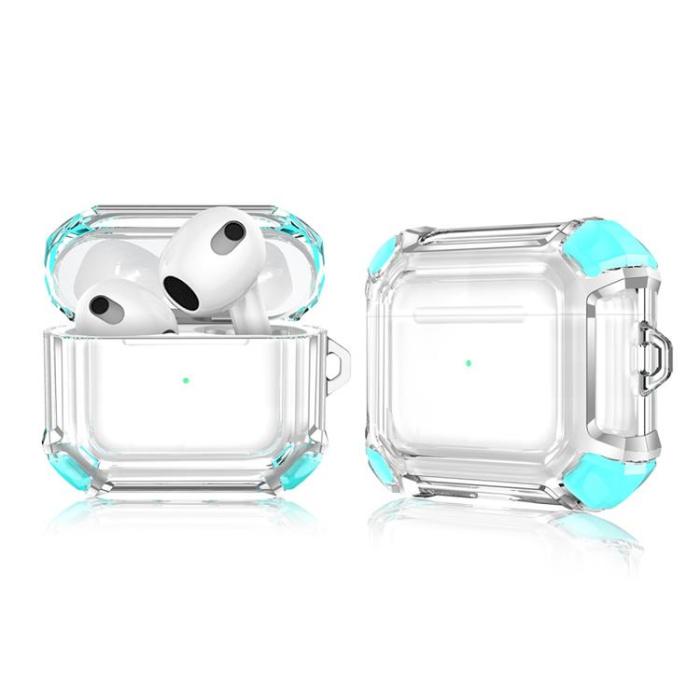 OEM - Dual TPU Skal Airpods 3 - Turkos
