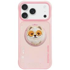 NIMMY - Nimmy iPhone 17 Mobilskal MagSafe Glasses Cool Dog - Rosa