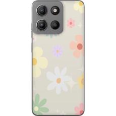 iSecrets - Mobilskal till Motorola Moto G15 Power med fejdande blommor