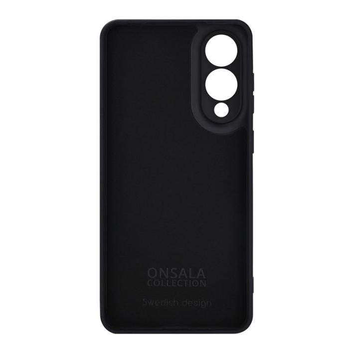 Onsala - ONSALA Mobilskal Samsung S25 Edge Baksida med Silikonkänsla Återvunnen Svart