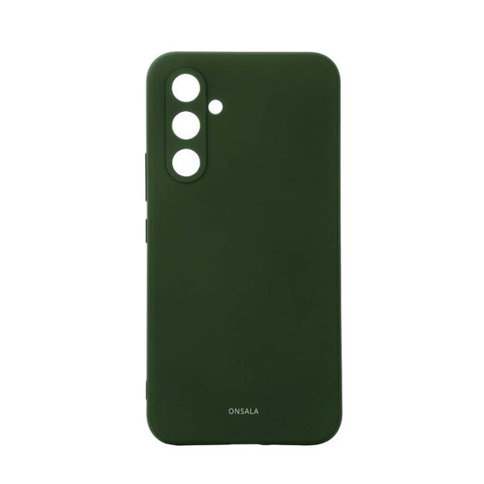Onsala - ONSALA Mobilskal Silikon Olive Green - Samsung Galaxy A54 5G