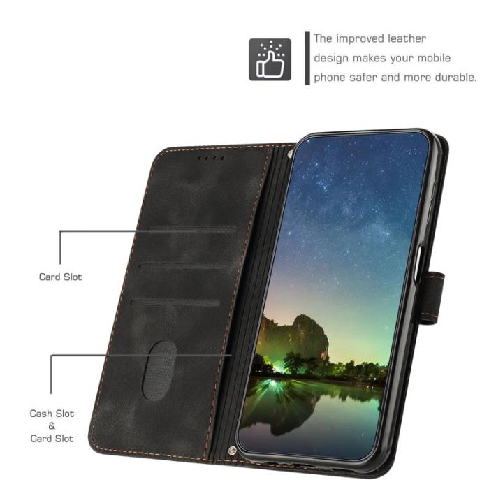 OEM - Mobilfodral för Samsung Galaxy S26 Plus Konstläder - Svart