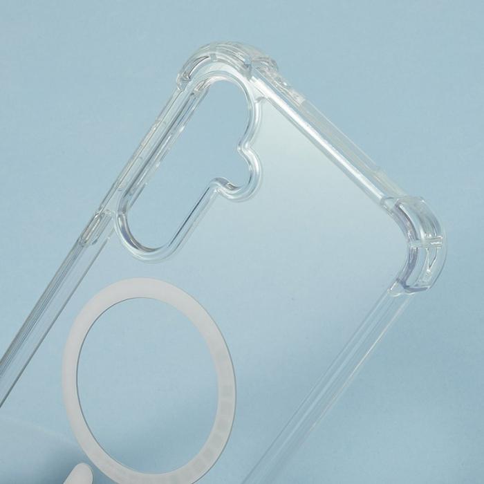 OEM - Mobilskal för Samsung Galaxy S26 Magnetiskt TPU + Akryl - Transparent